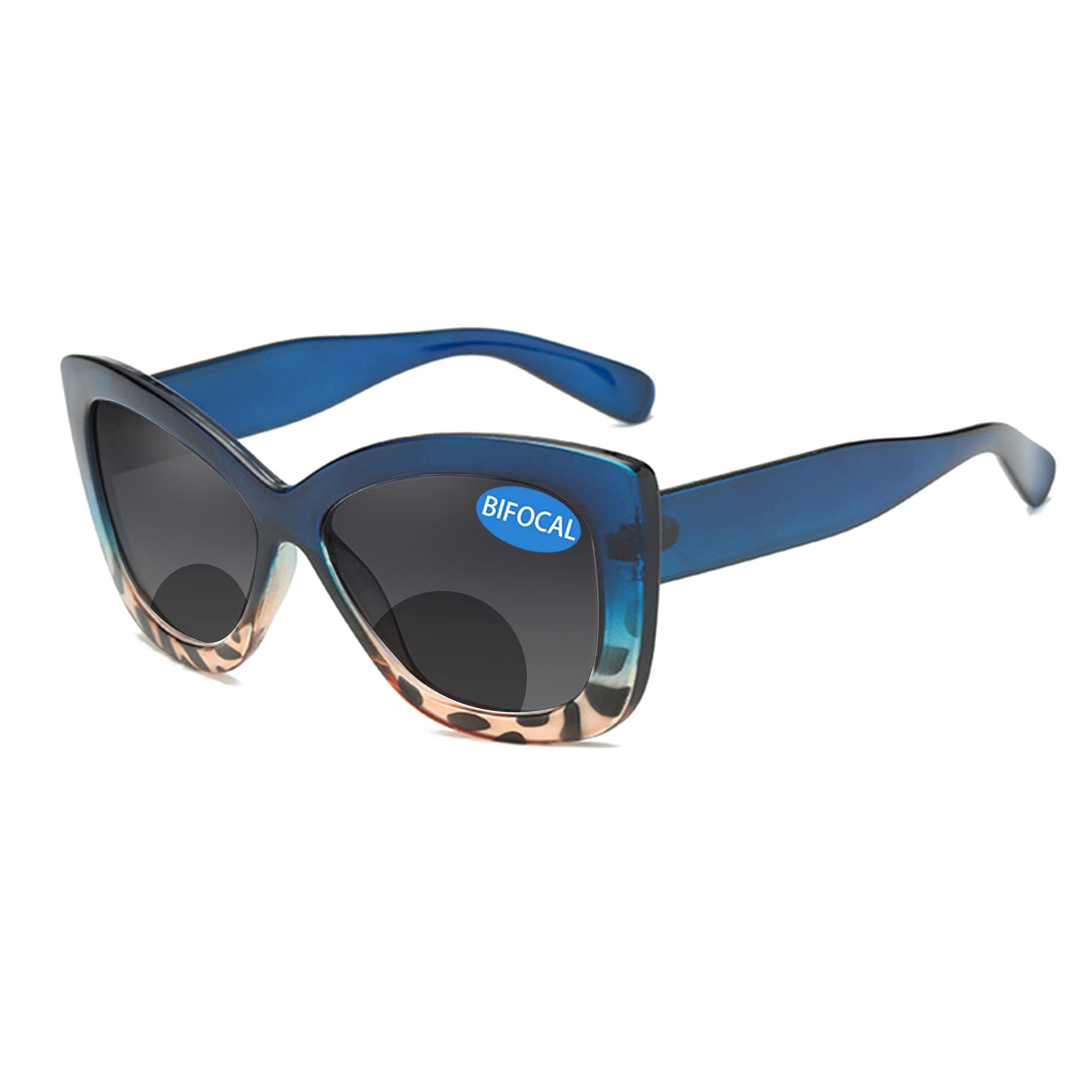Bullabulling Butterfly Glasses for Women - Bifocal Reading Sunglasses with UV Protection - Stylish Eyewear for Reading, Driving & Outdoor Activities