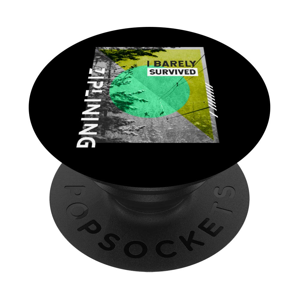 Thrilling Zipline Adventure PopSockets - Secure Phone & Tablet Grip Stand with Swappable Top | Perfect for Outdoor Activities, Travel & Extreme Sports Enthusiasts