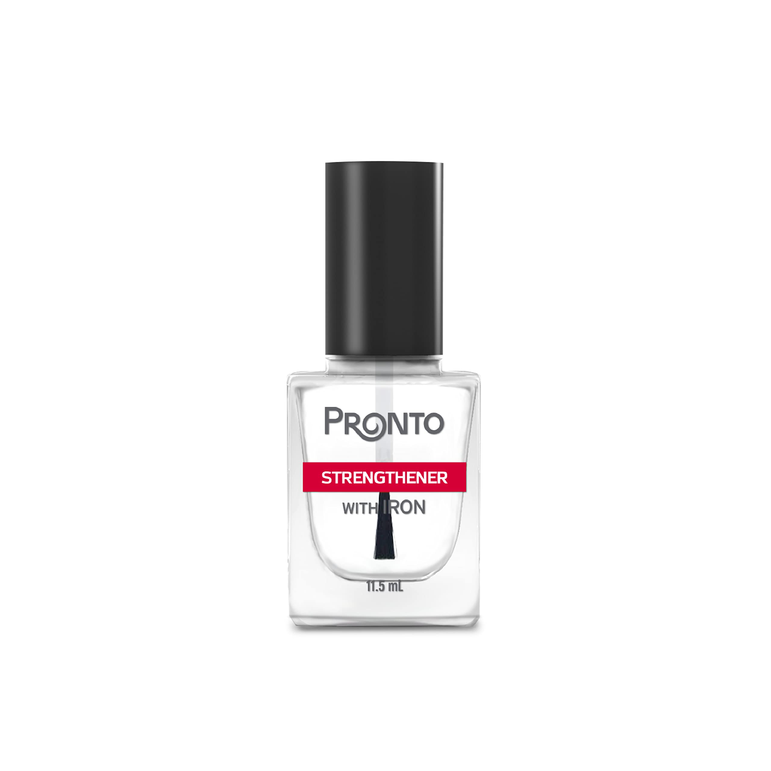 Pronto Nail Strengthener & Base Coat with Iron Formula - Long-Lasting Nail Polish Hardener for Strong, Healthy Nails | Perfect for Manicures, Nail Care Routine & Brittle Nail Treatment