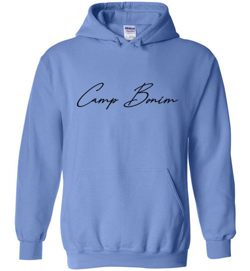 Bonim Heavy Blend Hoodie - Black Scrawl Graphic Pullover for Men & Women | Cozy Fleece Sweatshirt for Casual Wear, Street Style & Winter Outfits