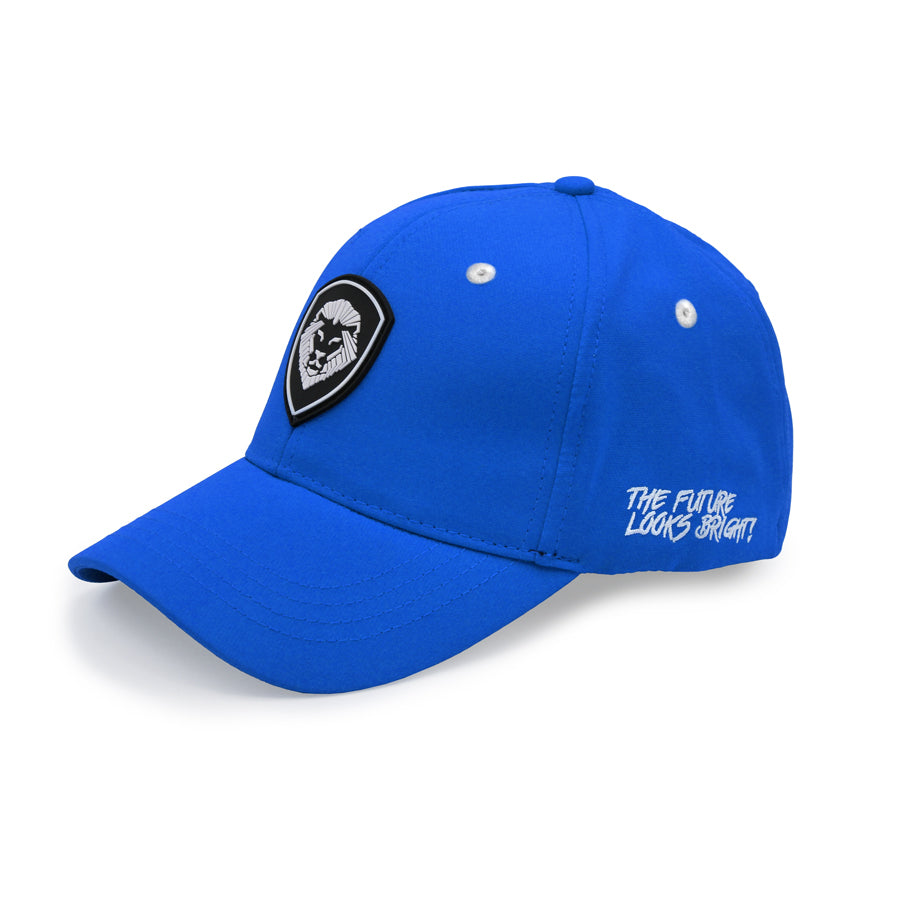 VT Shield Logo Future Looks Bright Royal Snapback Hat - Stylish Adjustable Baseball Cap for Men & Women - Perfect for Sports, Outdoor Activities and Casual Wear