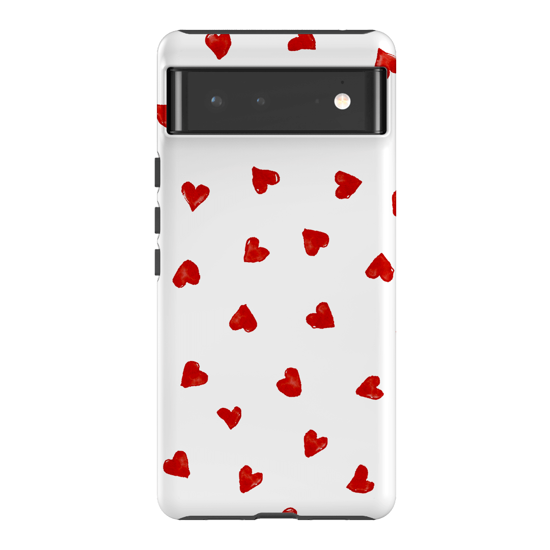 Cute Love Hearts Phone Case for iPhone 15/14/13/12 Pro Max - Romantic Heart Pattern Soft TPU Protective Cover - Perfect Gift for Valentine's Day, Anniversary & Couples (Pink) | Use for Everyday Protection & Stylish Accessory