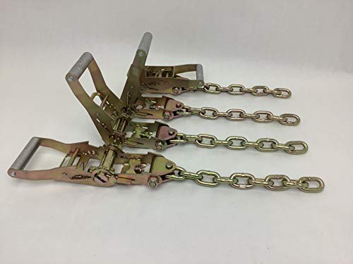 Heavy Duty 18' 8-Point Tie Down Strap Kit with 12
