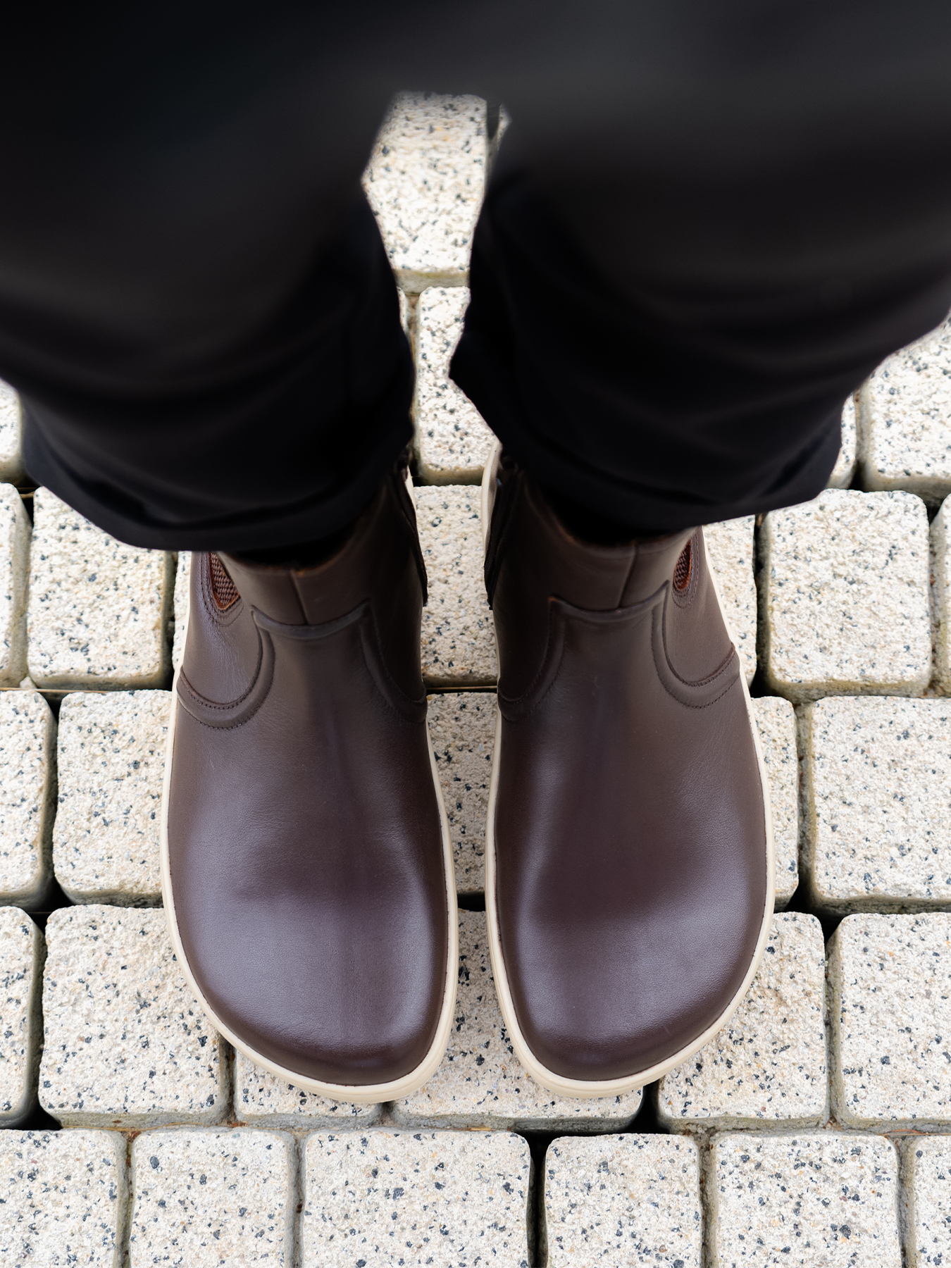 Barefoot Boots for Women - Be Lenka Allure Dark Brown Leather Minimalist Shoes | Comfortable & Stylish for Walking, Hiking & Everyday Wear