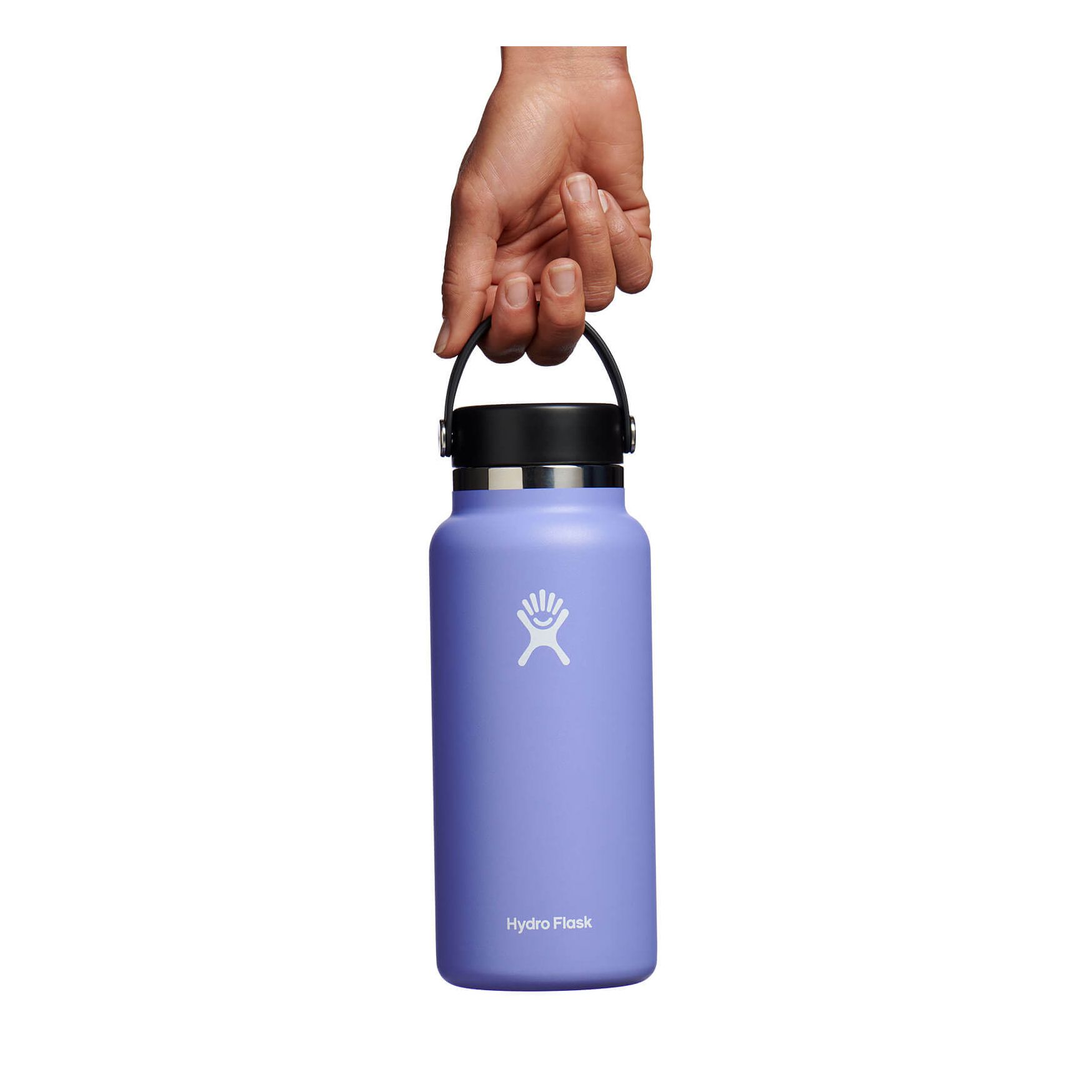 32 oz Wide Mouth Water Bottle - BPA Free Leak Proof Stainless Steel Insulated Thermos for Gym, Hiking & Outdoor Activities