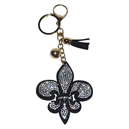 Fleur De Lis Silver/Black (Gold)