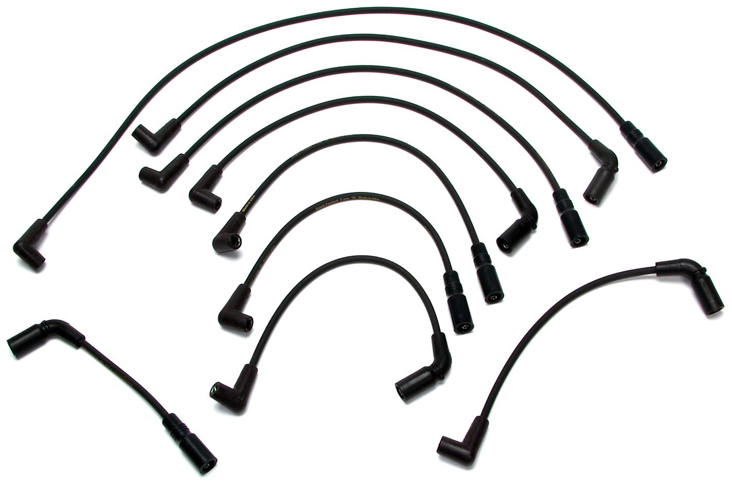 Delphi XS10257 Spark Plug Wire Set - High Performance Ignition Wires for Ford, Chevy, GM Vehicles - Perfect for Engine Tune-Ups & Performance Upgrades