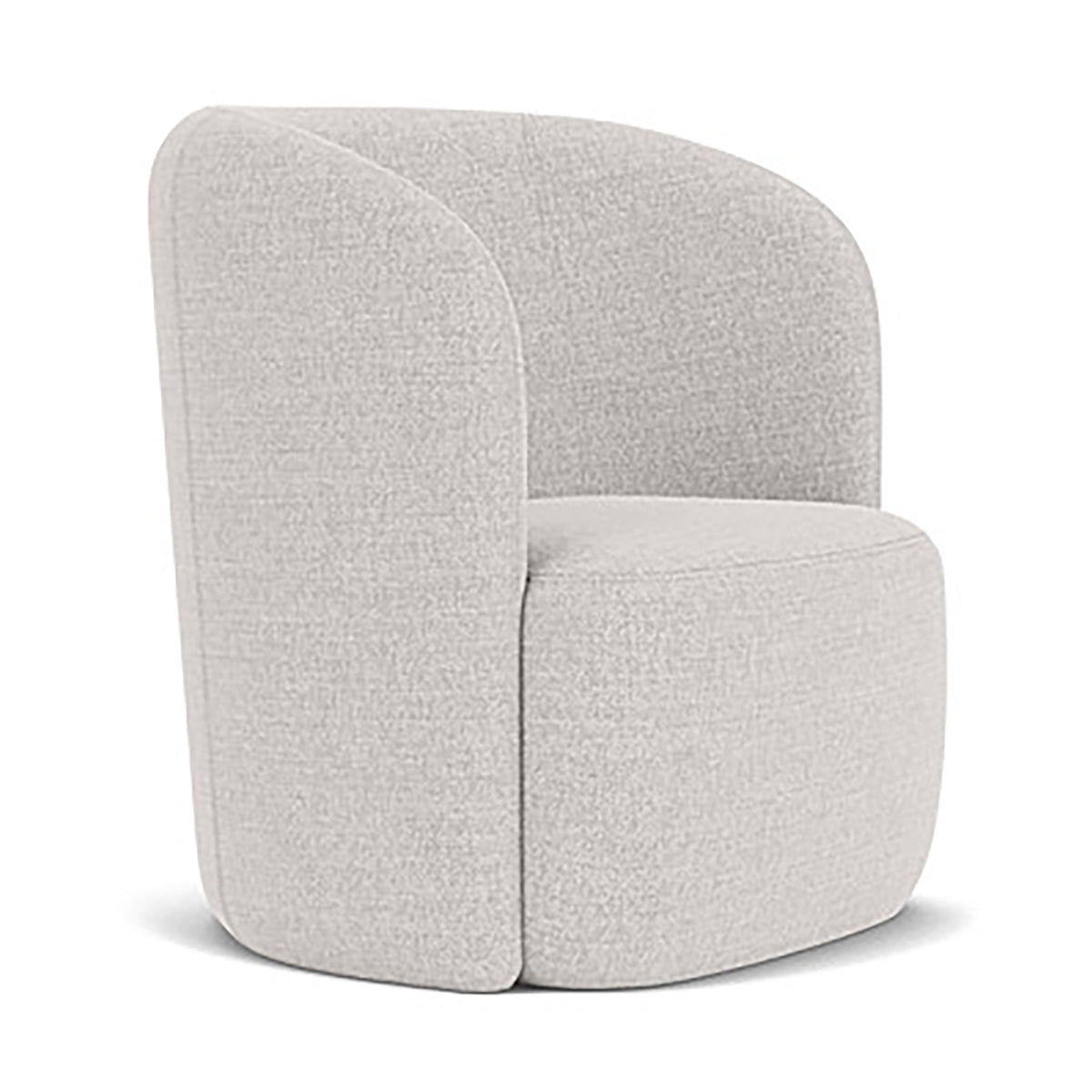 Blair Fabric Swivel Chair - 360 Degree Rotating Modern Office Chair with Padded Seat & Lumbar Support - Perfect for Home Office, Study Room, or Conference Room