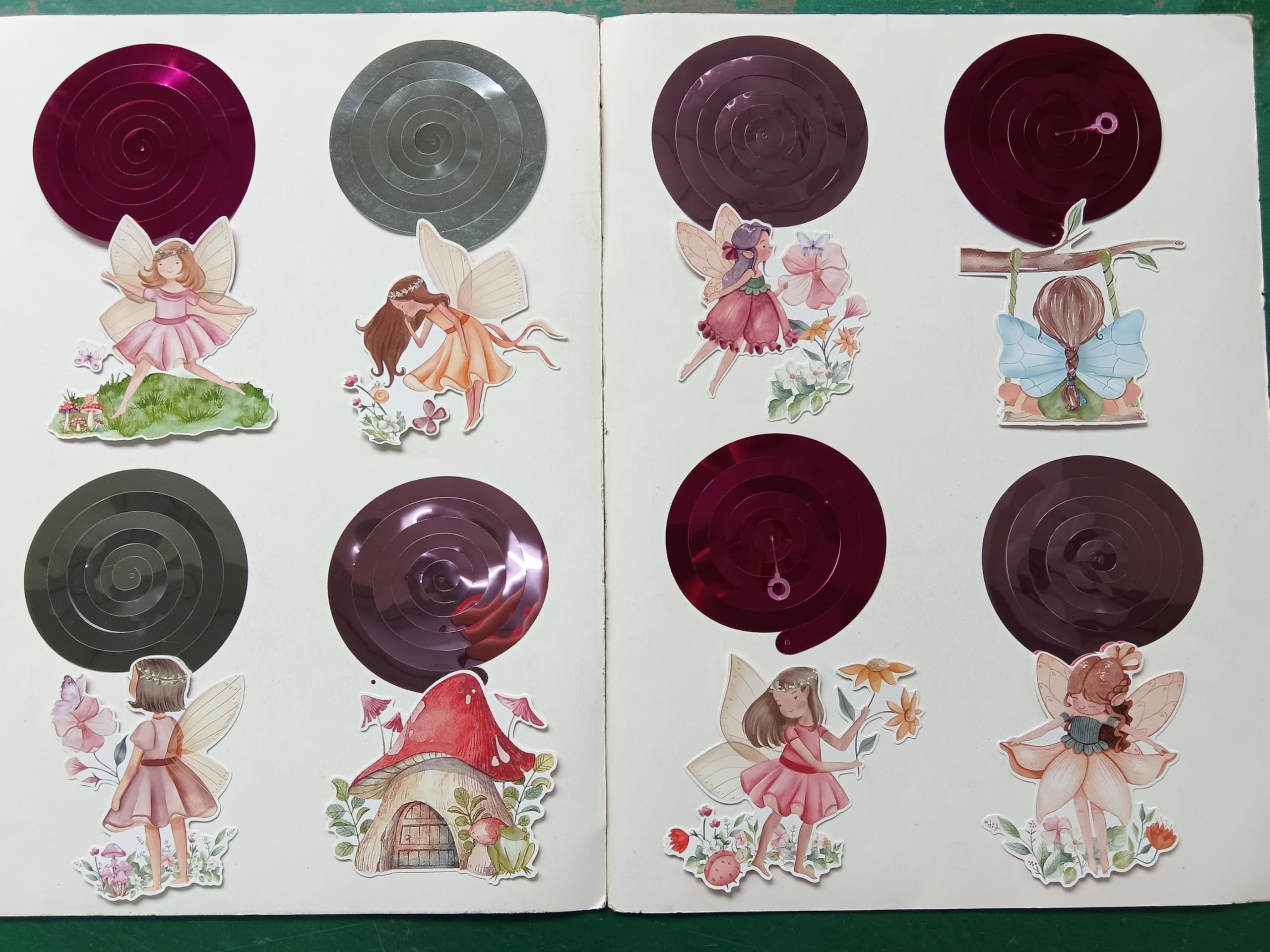 Fairy Party Decorations - Flower Fairy Themed Hanging Swirls for Girls' First Birthday, Baby Shower & Fairy Tale Theme Parties | Perfect for Indoor & Outdoor Celebrations, Birthday Decorations Supplies (New)