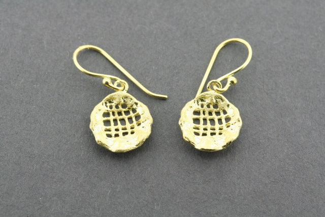 Natasha Gold Plated Earrings for Women - Elegant Dangle Hoop Earrings for Party, Wedding & Everyday Wear