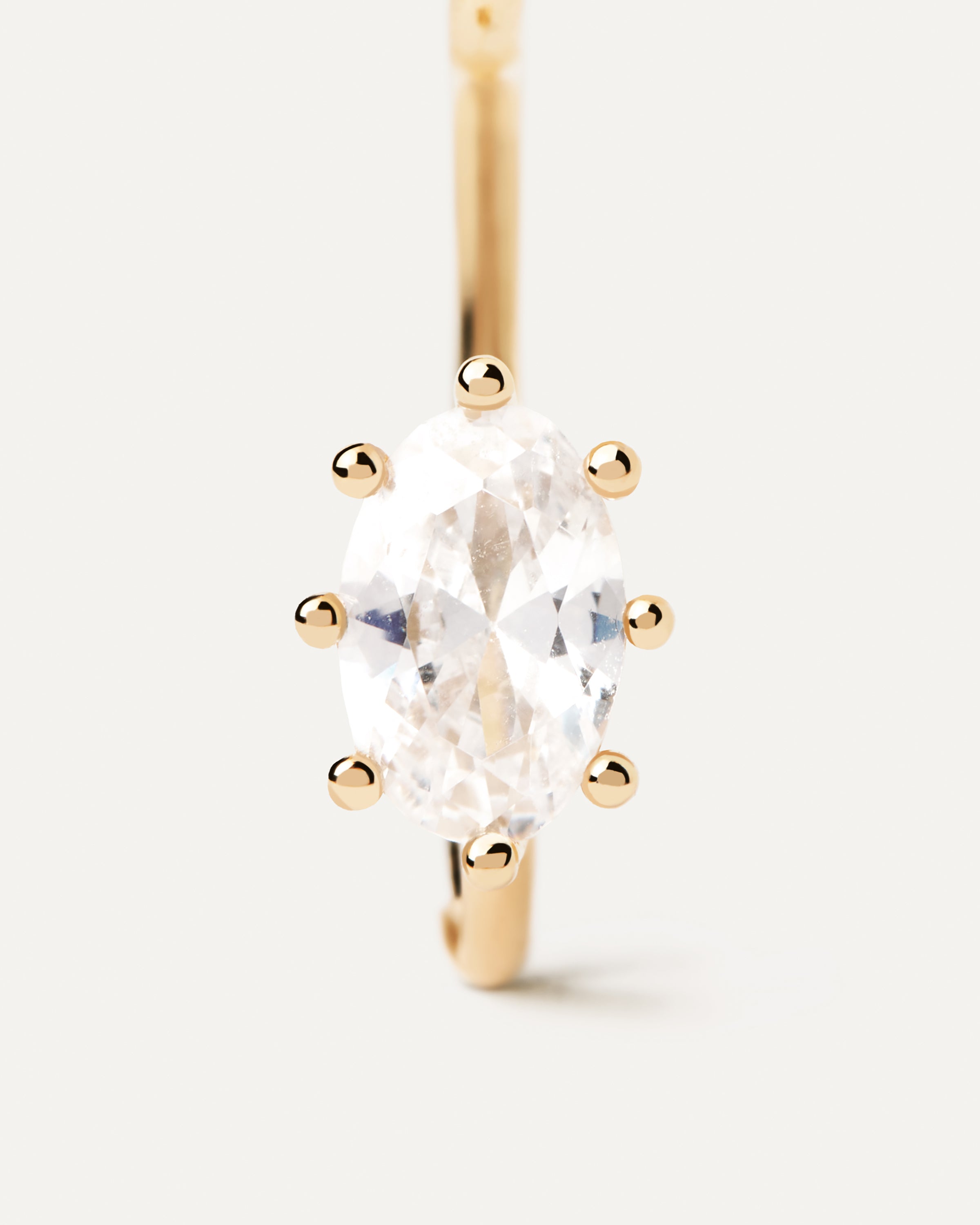 Lila Single Earring for Women - Minimalist Dainty Gold Plated Stud Earrings - Perfect for Everyday Wear, Gifts & Special Occasions