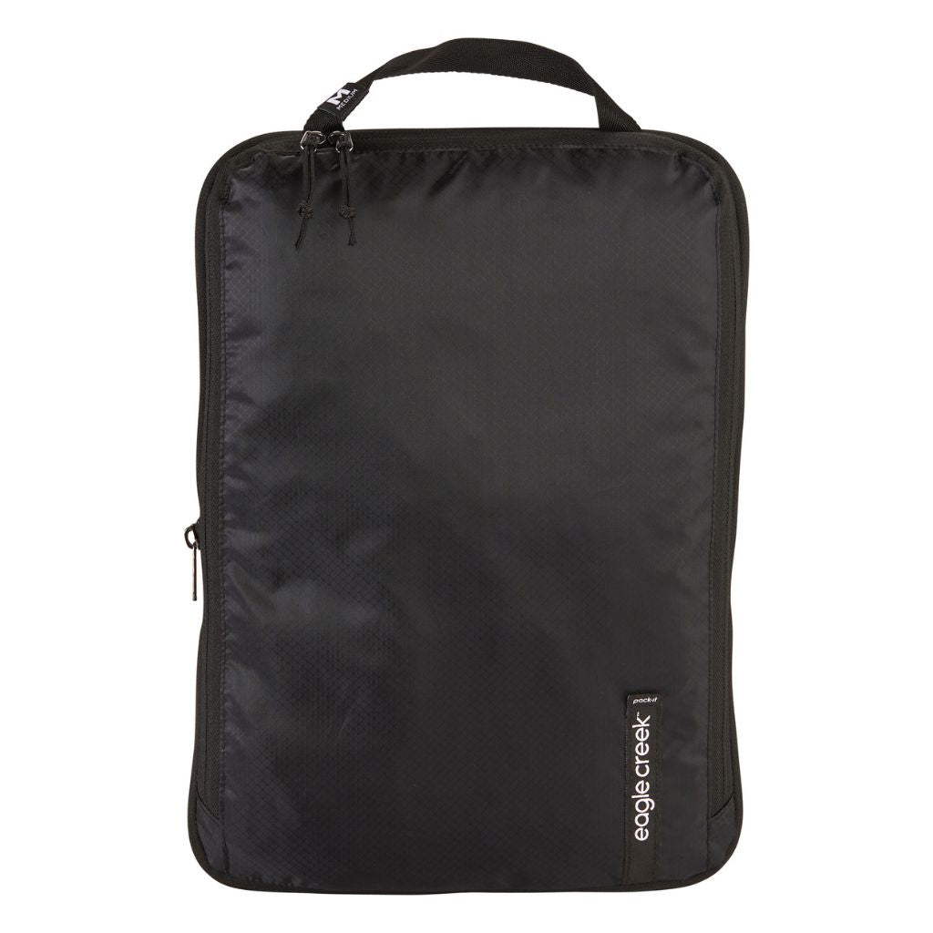 Eagle Creek PACK IT ISALOTE Medium Compression Packing Cubes - Black | Travel Organizer for Suitcases, Backpacks & Carry-On Luggage