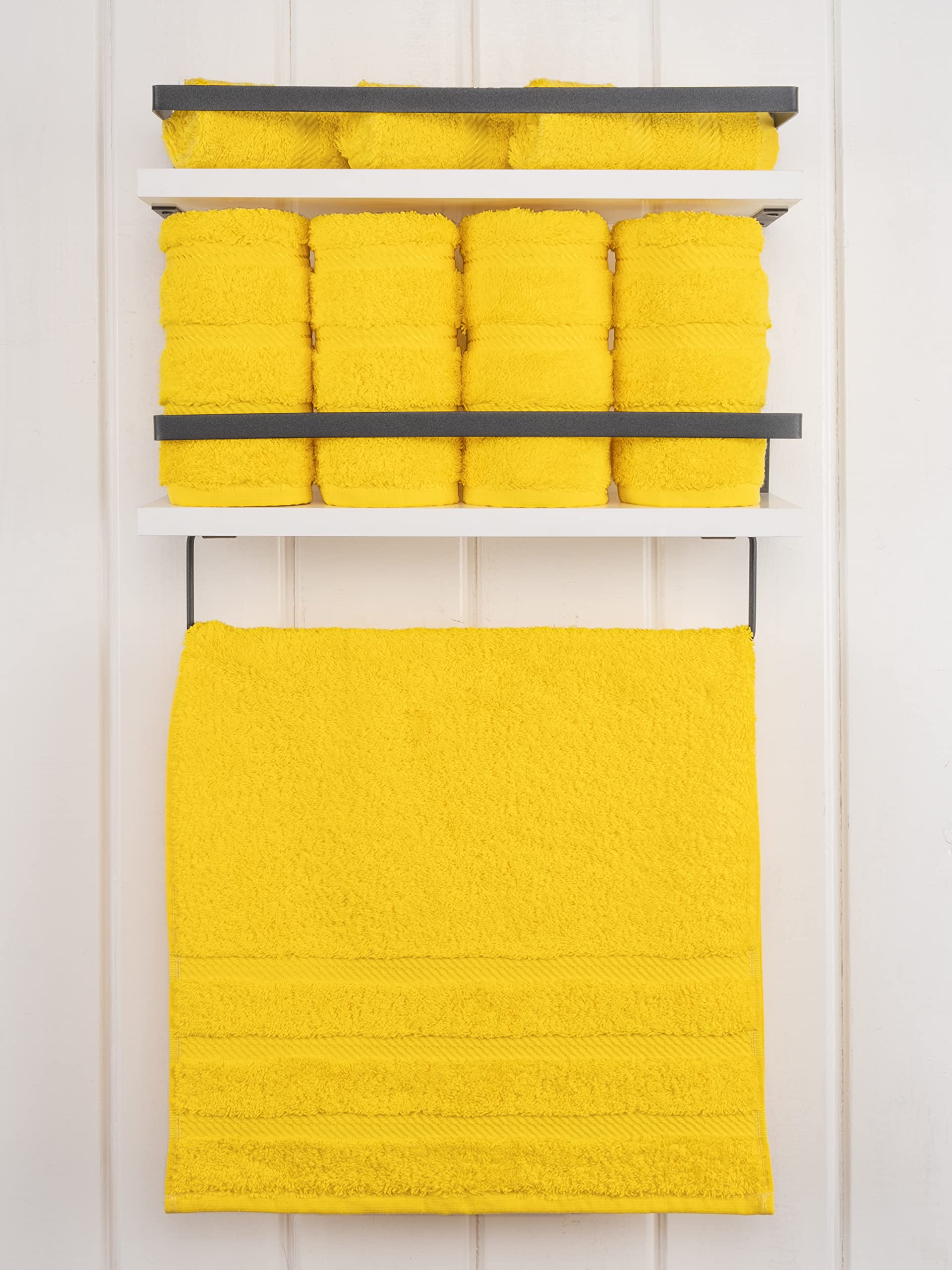 Premium 6-Piece Bath Towel Set & 4-Piece Hand Towel Bundle - Ultra Soft American Linen for Spa, Hotel, and Luxury Home Bathroom Experience