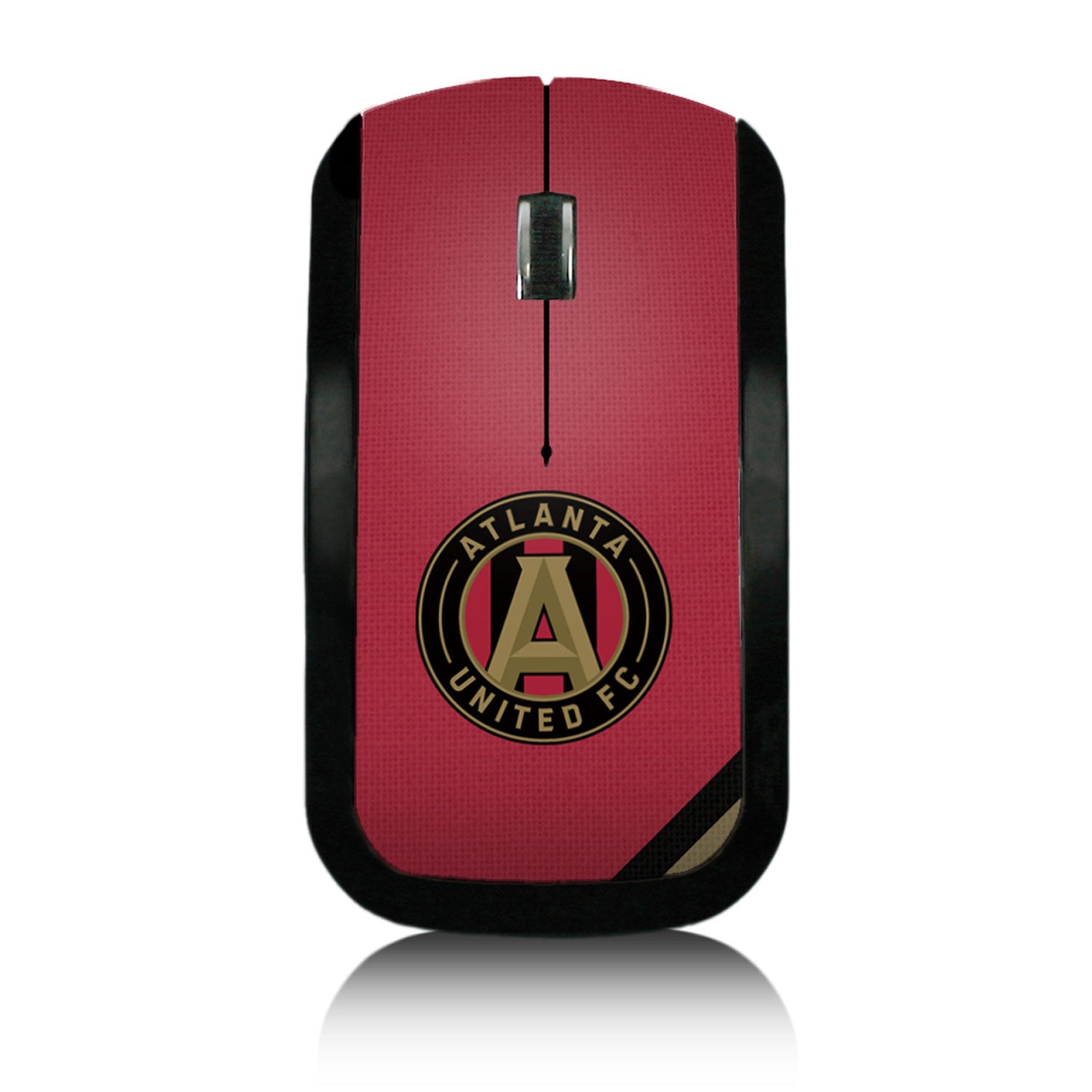 Atlanta United FC Diagonal Stripe Wireless Mouse - Ergonomic Bluetooth Mouse for Laptop, PC, Mac - Perfect for Gaming, Office Work & Home Use