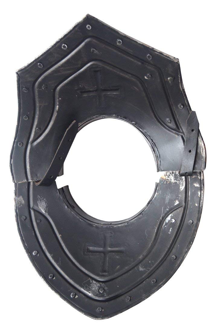 Medieval Iron Gorget - Knight Greek Gothic Steel Plate Armor for LARP, Cosplay & Historical Reenactment
