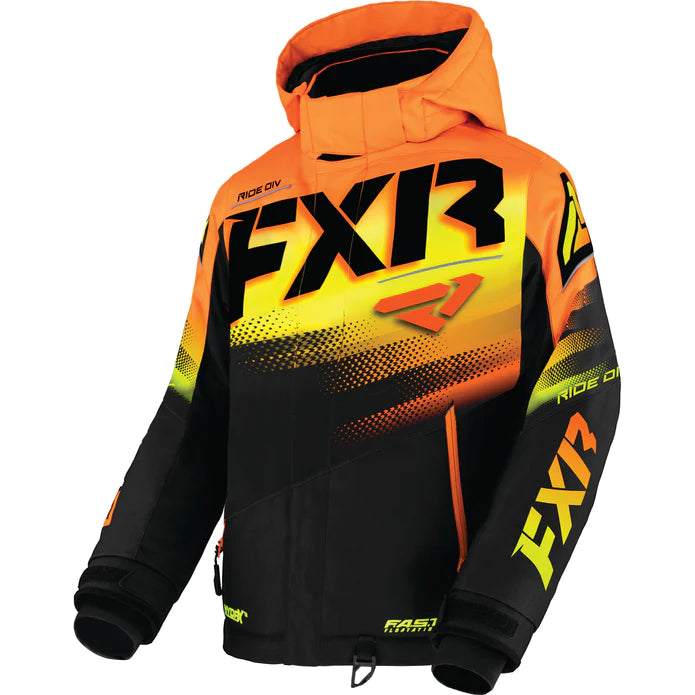 FXR Kids Boost Jacket - Lightweight & Waterproof Winter Jacket for Boys & Girls - Perfect for Skiing, Snowboarding & Outdoor Adventures
