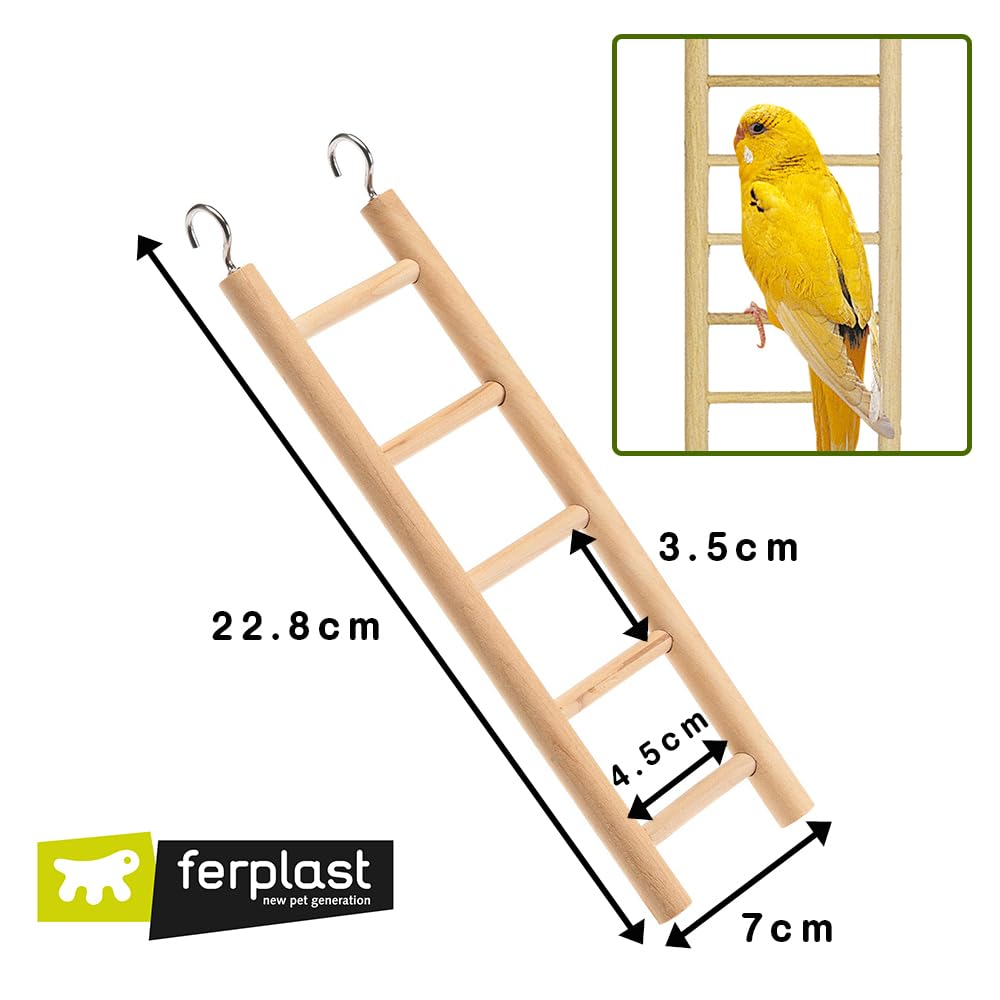 Firplast PA 4002 Bird Toy - Colorful Chewing & Foraging Toy for Parrots, Cockatiels, Lovebirds - Perfect for Cage Enrichment & Mental Stimulation