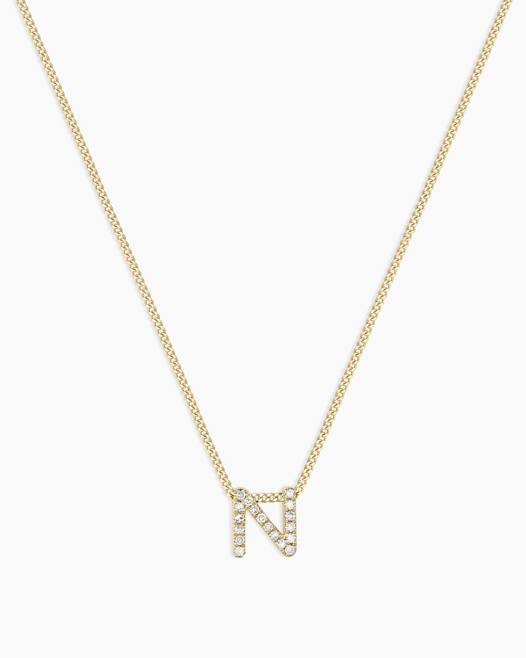Diamond Alphabet Necklace - Personalized Initial Pendant Jewelry for Women - Perfect Gift for Birthday, Anniversary & Valentine's Day