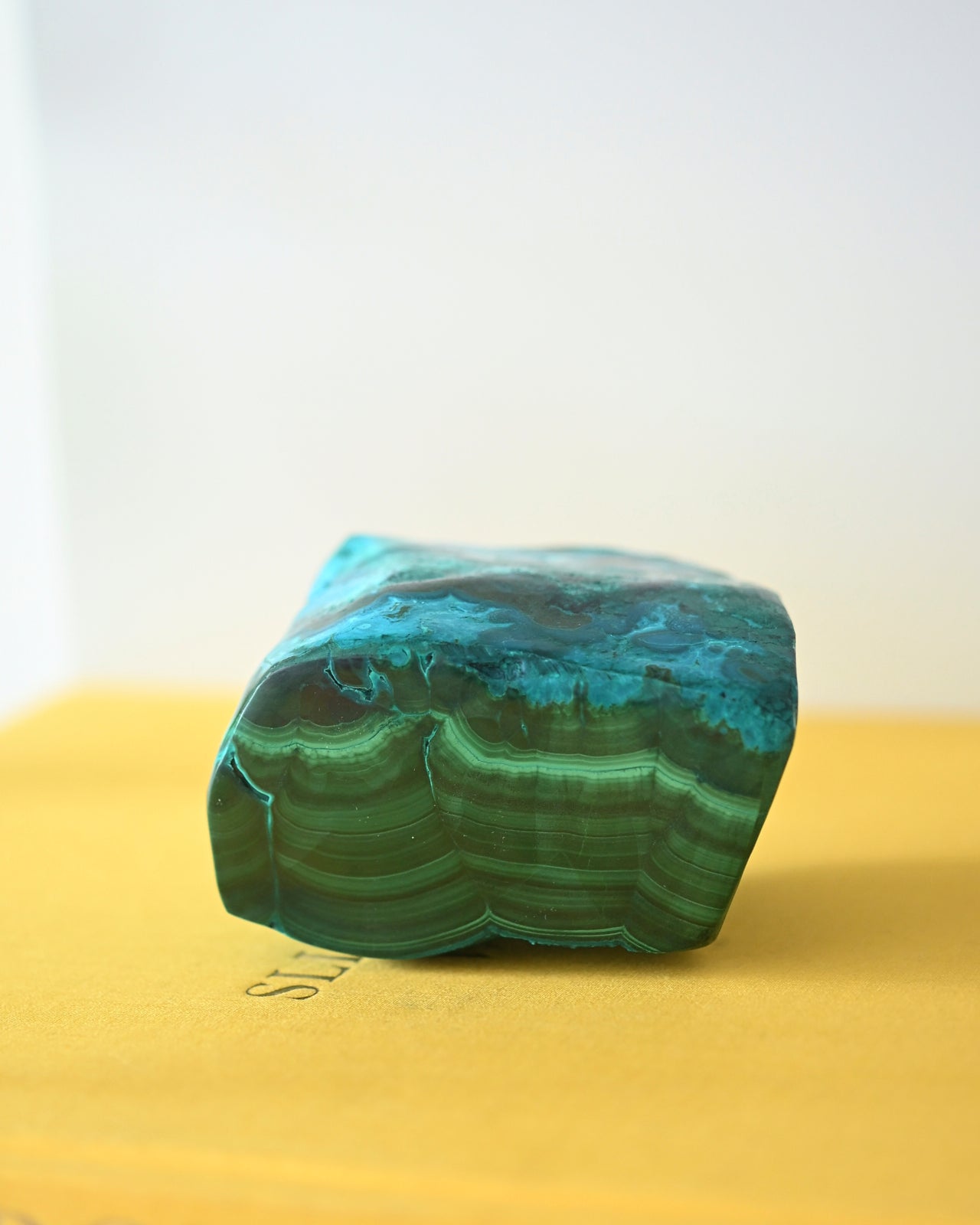 Natural Chrysocolla Malachite Freeform Stone - 4 Inch Healing Crystal for Meditation, Home Decor & Jewelry Making | Spiritual Healing & Energy Work
