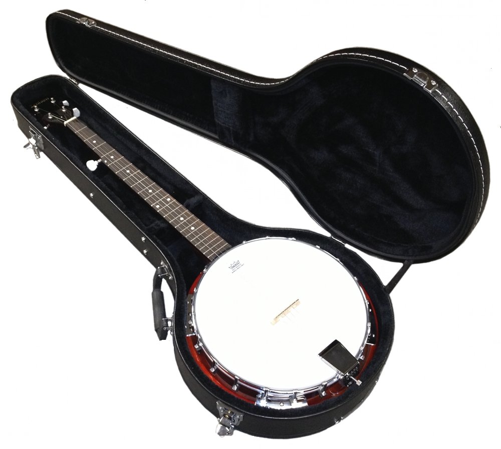 Durable Hardshell Banjo Case - Universal Fit for Most Standard Size Banjos - Heavy Duty Travel Protection for Musicians | Perfect for Gigging, Touring & Air Travel