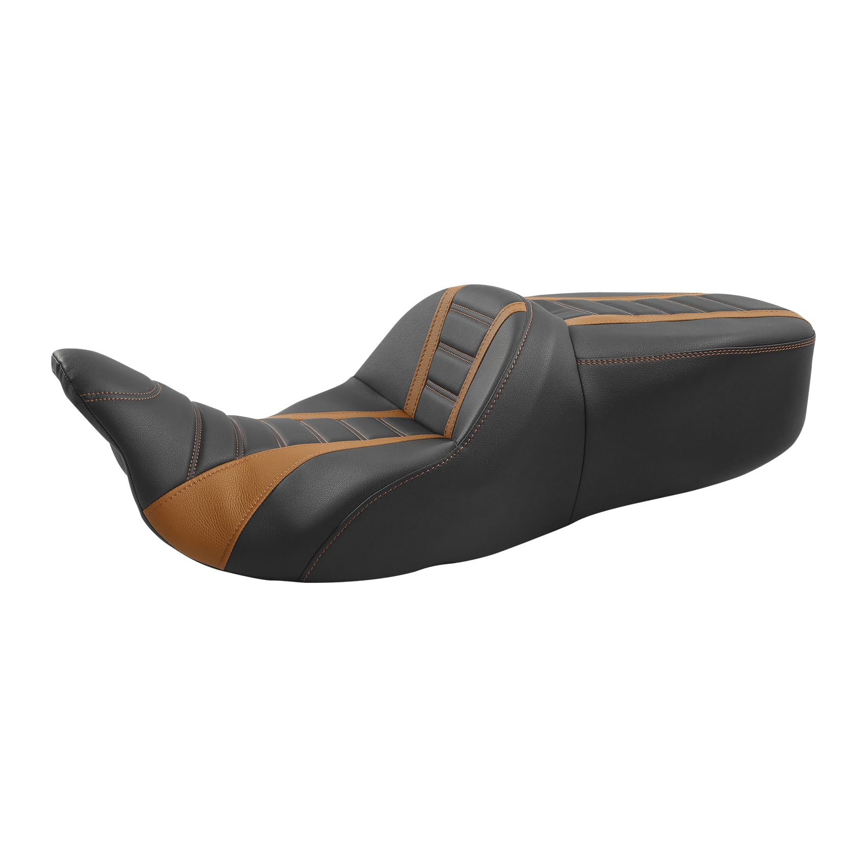 Harley Touring Seat Cover - One-Piece Hammock for Road King, Street Glide, Road Glide (2009-2023) & Electra Glide, Tri Glide, Ultra Classic (2009-2013) - Comfortable Driver & Passenger Seat Protector for Long Rides & Road Trips