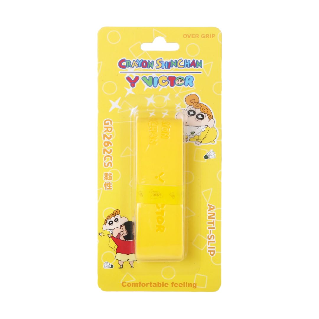 Victor X Crayon Shinchan Limited Edition GR262CS D/E/A Grip - Premium Badminton Racket for Kids & Beginners - Perfect for Training, School Sports & Family Games