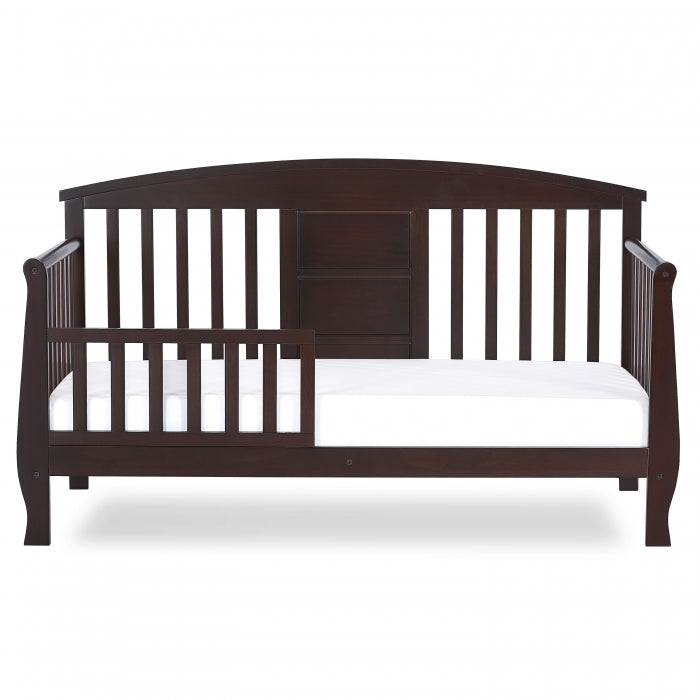 Dream On Me Dallas Toddler Day Bed - Convertible Kids Bed with Safety Rails, White - Perfect for Nursery, Playroom & Sleepovers
