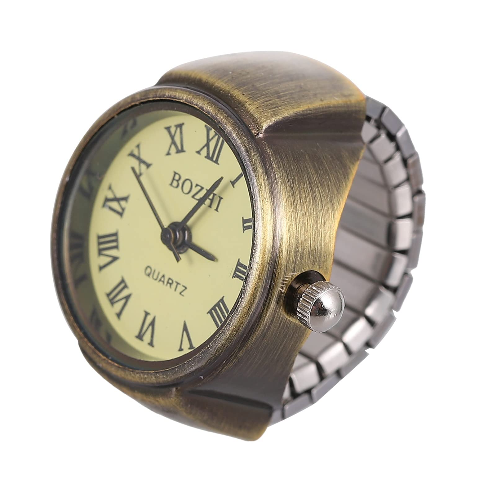 Vintage Digital Ring Watch for Women & Men - Stylish Finger Jewelry with Retro Design - Perfect for Parties, Weddings, and Unique Gifts
