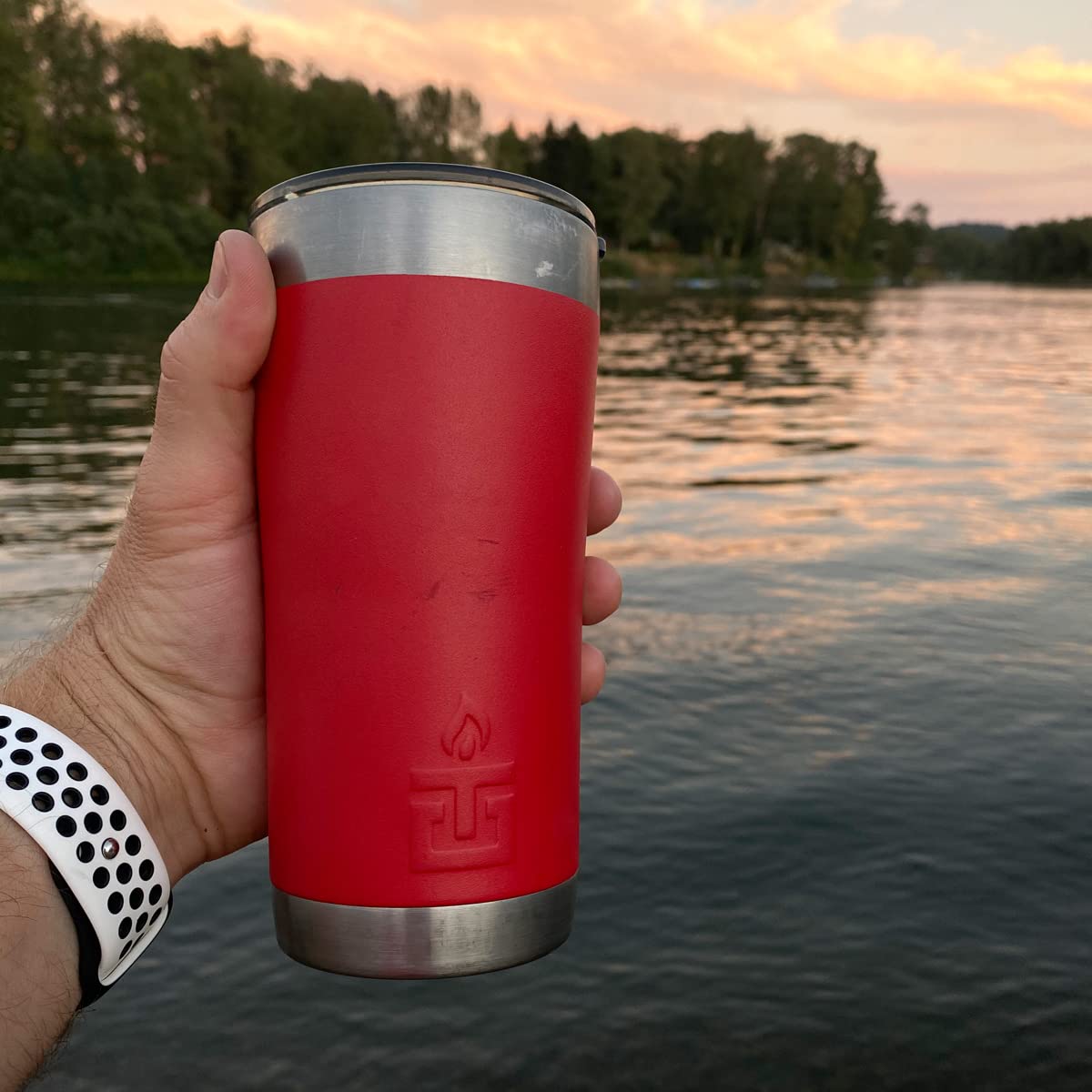 20 oz Vacuum Insulated Stainless Steel Tumbler with Lid - Double Wall Travel Mug, Custom Laser Engraving Options (Aqua) - Perfect for Coffee, Tea & Cold Drinks On The Go, Office & Outdoor Adventures