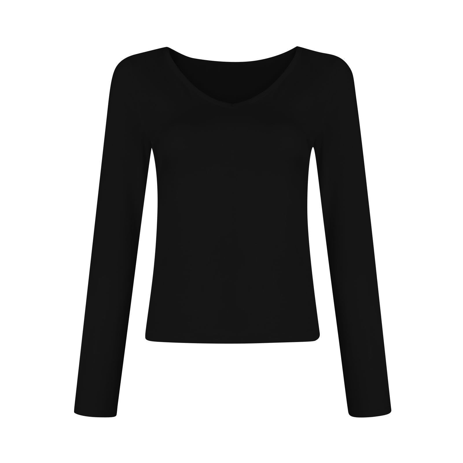 Women's Casual Long Sleeve High Neck Pullover Sweater - Slim Fit Round Neck T-Shirt & Turtleneck Blouse for Fall | Cozy Autumn Layering, Office Wear & Weekend Outfits