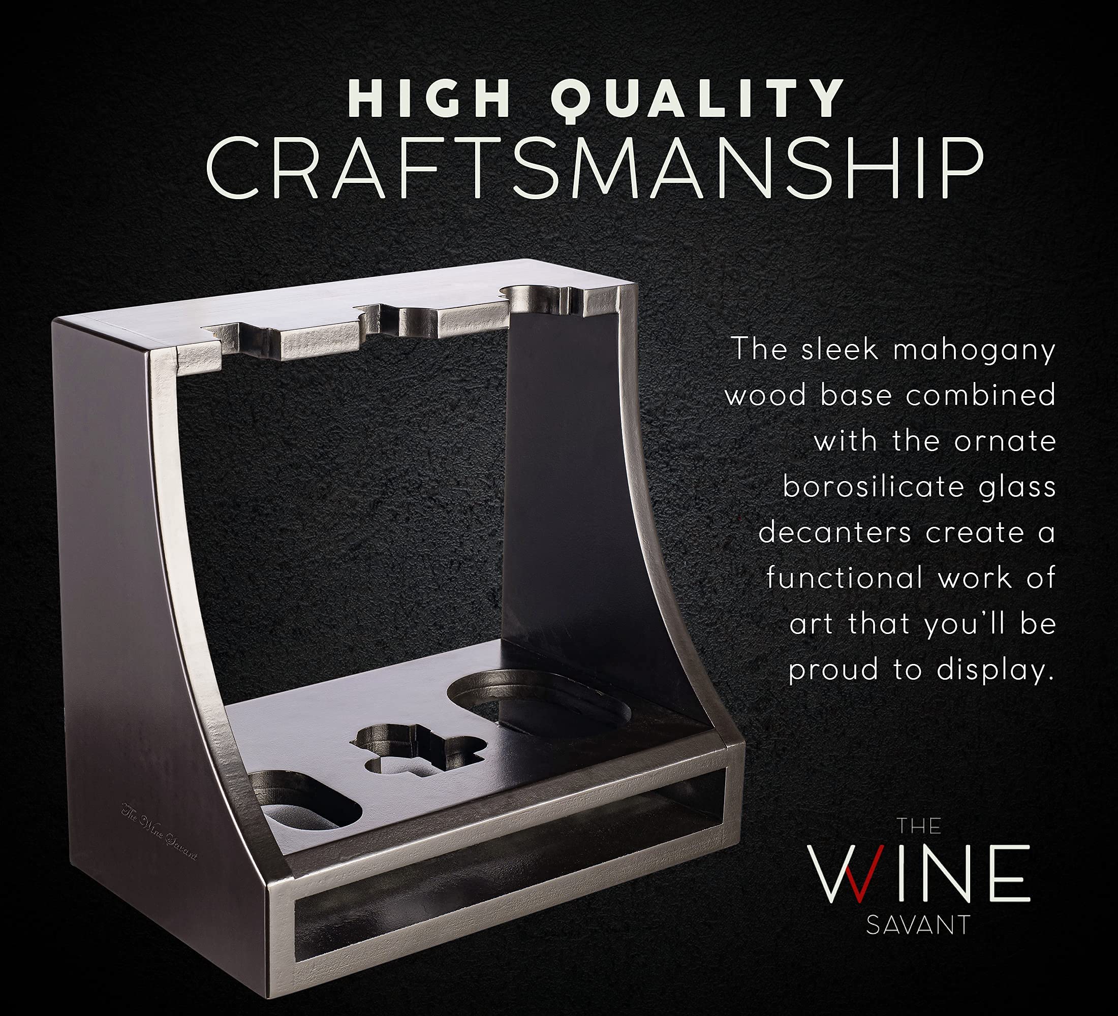 AR15 AK47 Rifle Whiskey Decanter Set with Display Rack - 3 Piece Gun Shaped Liquor Dispenser for Home Bar | Unique Gifts for Men, Dad, Husband, Veterans & Military | Perfect for Birthday, Anniversary & Whiskey Enthusiasts