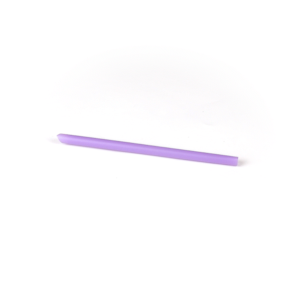 Eco-Friendly Extra Wide Purple PLA Plastic Boba Straws – Compostable, Pointed Tips, 9