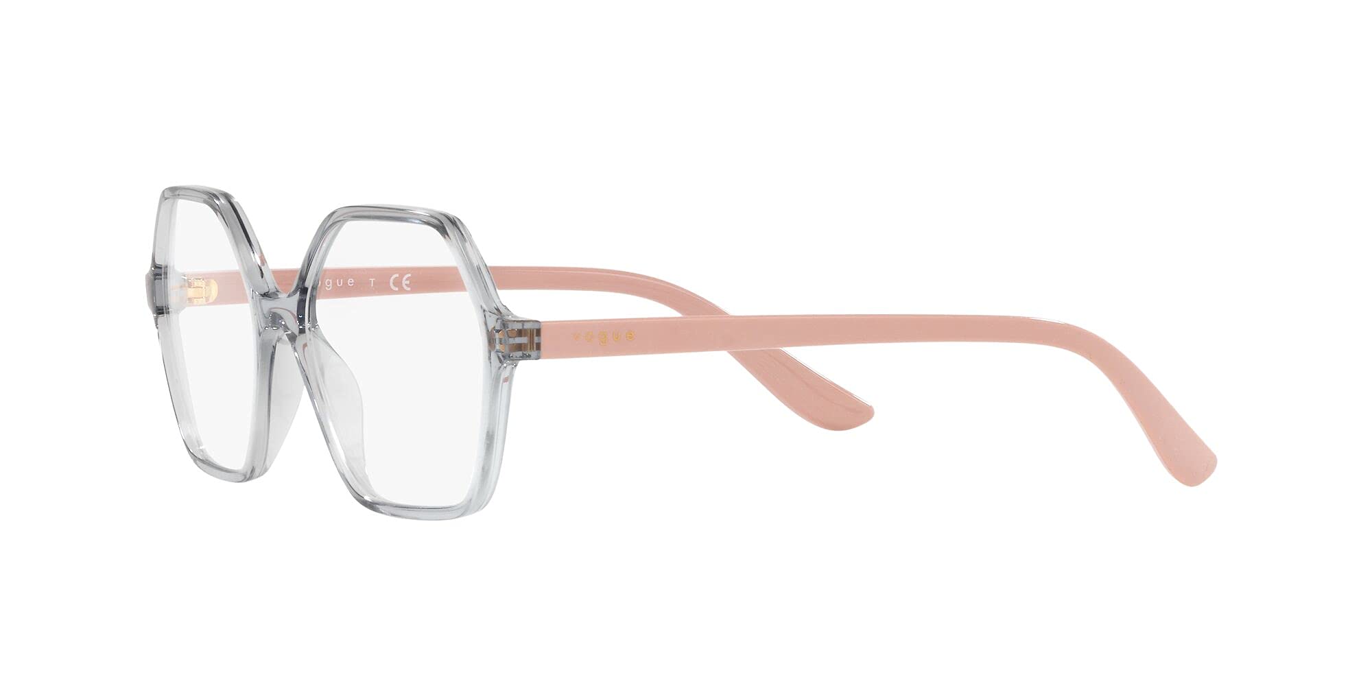 Vogue Eyewear Vo5363 Women's Hexagonal Prescription Glasses Frames - Stylish & Lightweight for Work, Reading & Everyday Wear