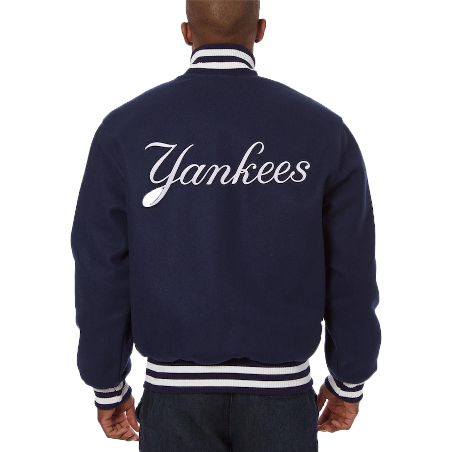 NY Yankees Baseball Varsity Jacket for Men - MLB Letterman Bomber Jacket with Team Logo | Perfect for Game Day, Fan Events & Streetwear Fashion