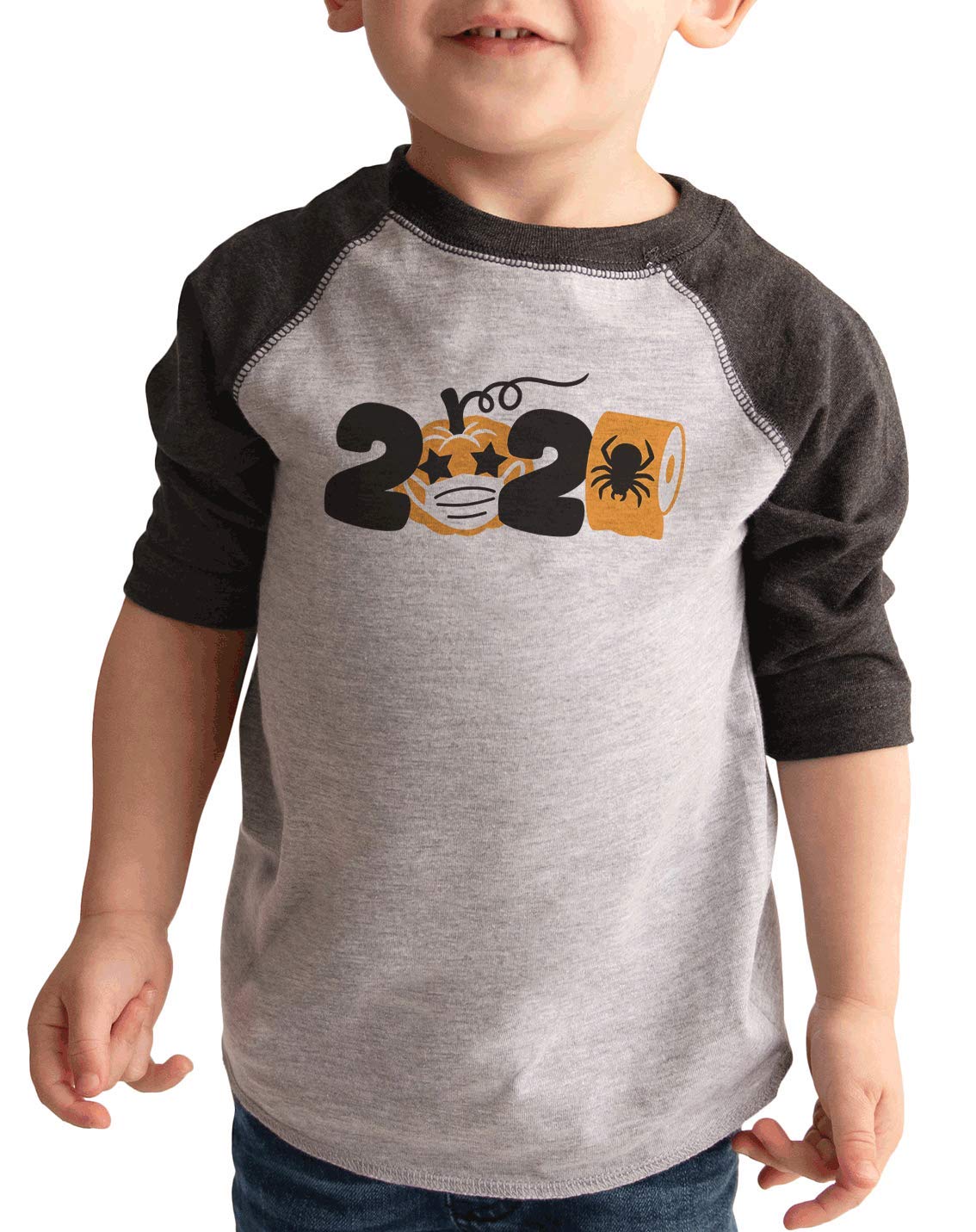 7 ate 9 Apparel Kids Halloween T-Shirt 2020 - Fun Quarantine Costume Idea for Trick or Treating at Home