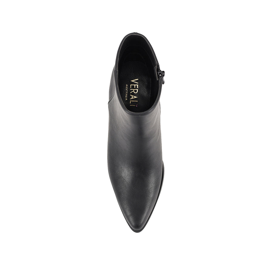 Fiona Women's Black Ankle Boots - Stylish & Comfortable for Fall, Winter & Everyday Wear