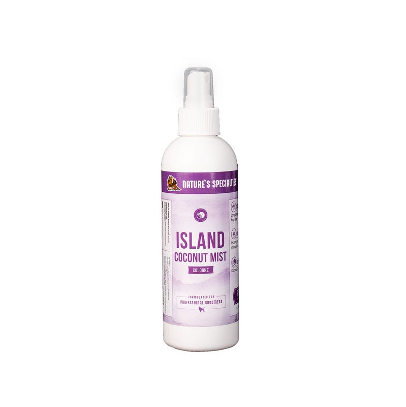 Nature's Specialties Island Coconut Mist Cologne for Women & Men - Tropical Scented Body Spray for Summer, Beach & Vacation - Long Lasting Fragrance for Daily Use