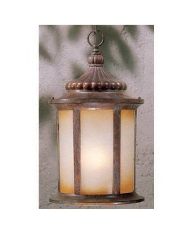 Vaxcel OD39006 RBZ 3-Light Outdoor Hanging Lantern in Royale Bronze Finish - Weatherproof Exterior Lighting for Porch, Patio, Garden & Entryway