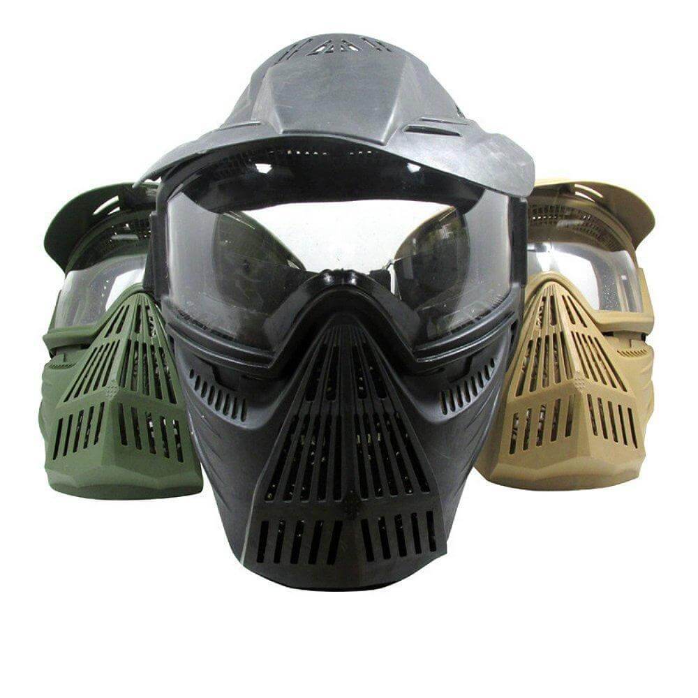 K2 Tactical Full Face Mask - Military Grade Protection for Airsoft, Paintball & Outdoor Sports | Lightweight & Durable Safety Gear for Extreme Activities