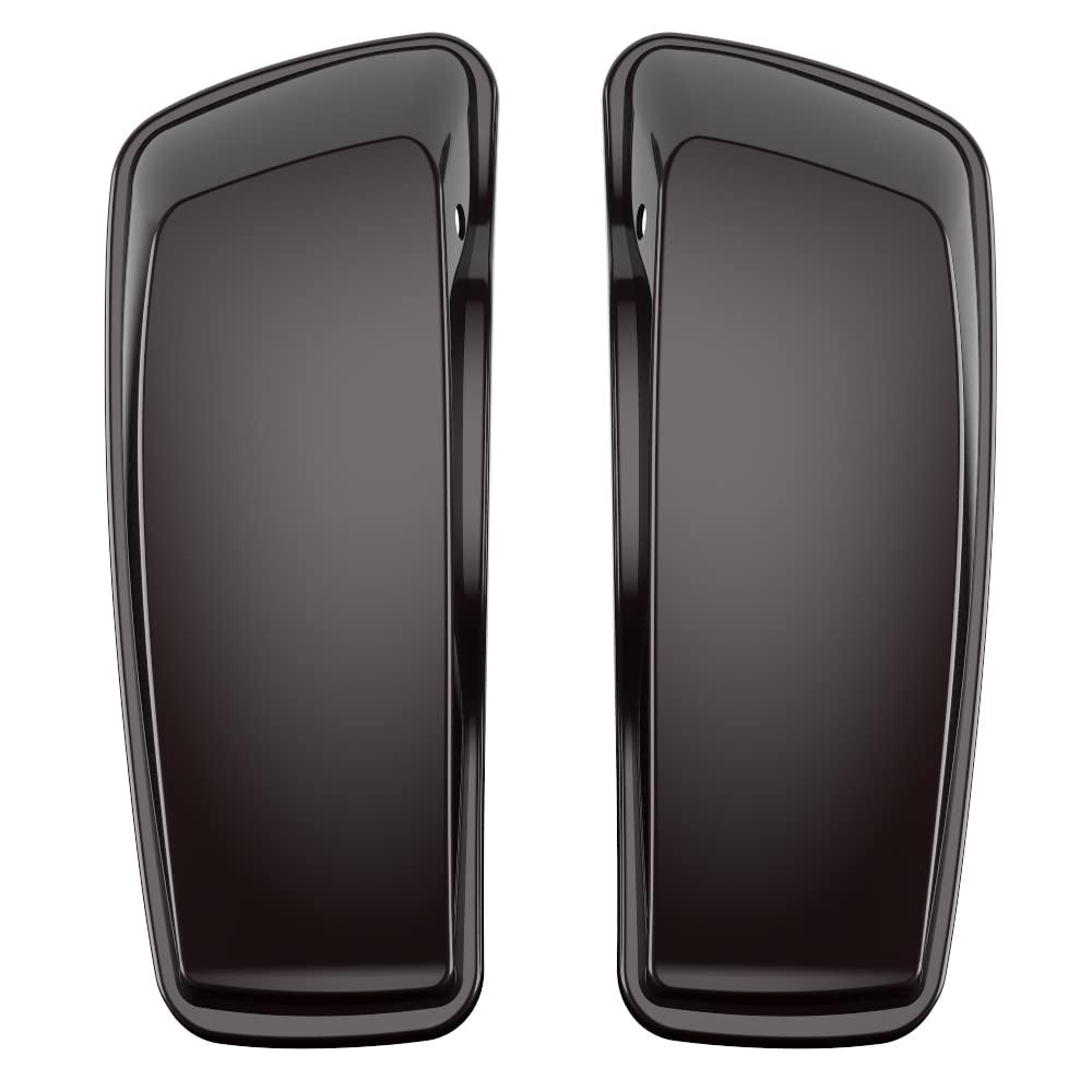 Advanblack Motorcycle Saddlebag Lids - Compatible with Harley Davidson Touring, Road Glide, Street Glide Special & Road King (2014-2023 Models) - Durable Replacement Hard Bag Covers for Long Rides & Road Trips