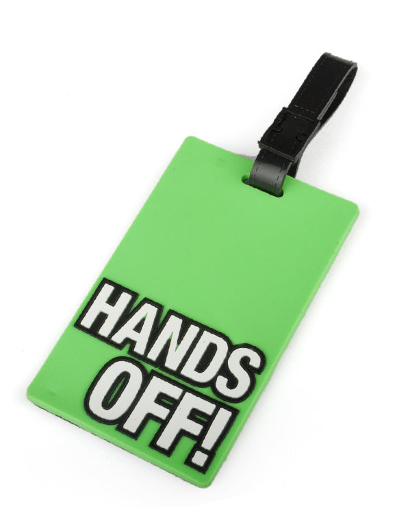 Tosca TCA007 C Hands OFF Luggage Tag - Durable Travel Luggage ID Tag with Secure Closure - Perfect for Airports, Business Trips & Vacation Travel Accessories