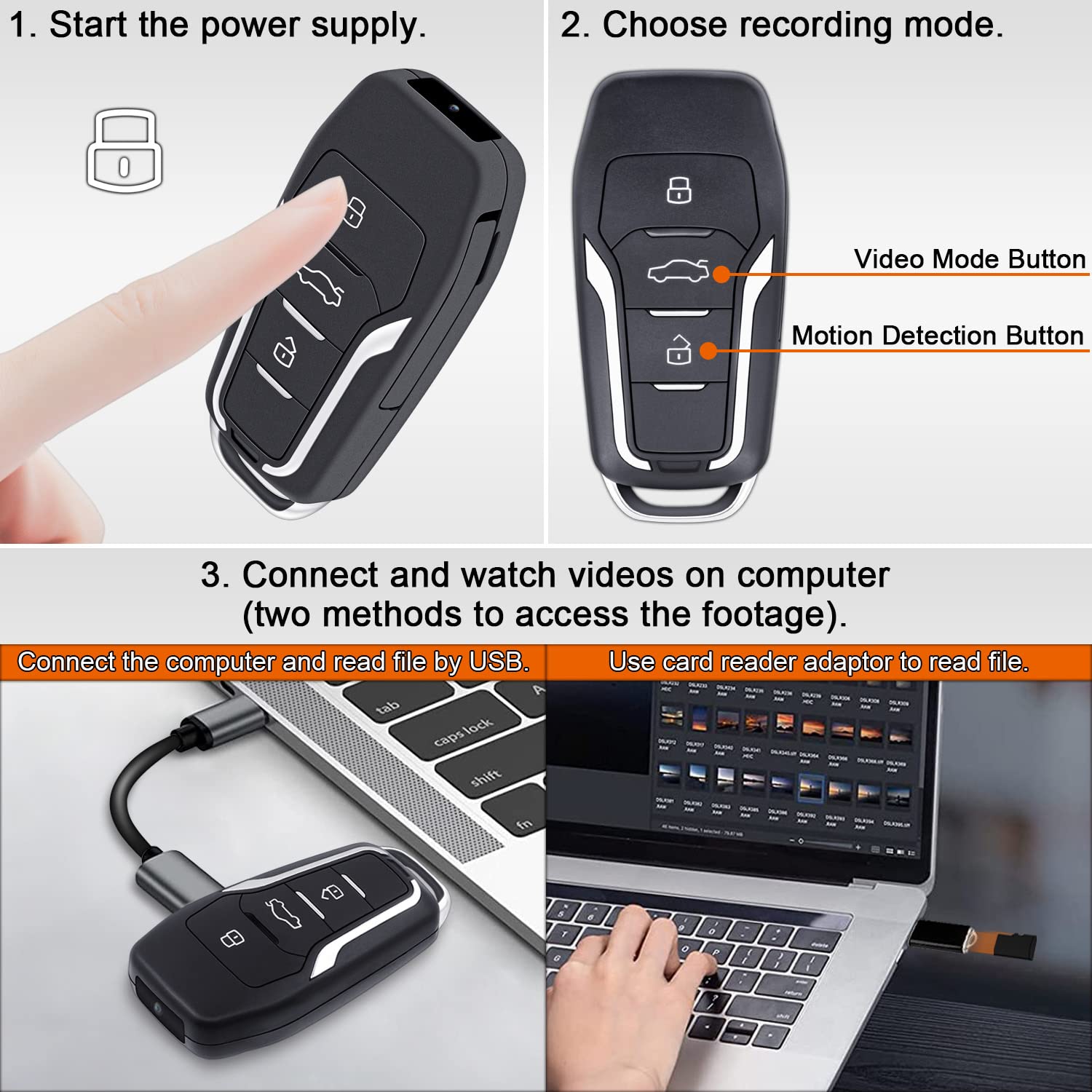 128GB Hidden Spy Camera 1080P HD - Mini Covert Nanny Cam with Motion Detection for Home Security, Office Surveillance | Indoor Monitoring, Baby Watching, Elderly Care, Pet Monitoring