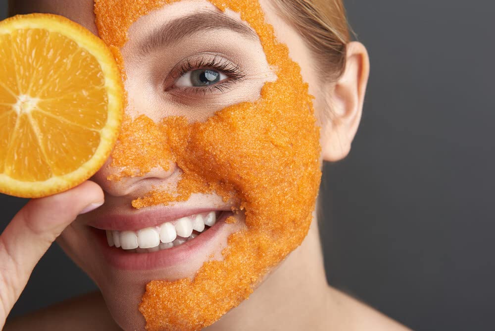 Organic Orange Peel Powder for Skin & Hair Care | 100% Pure Vitamin C Face Mask | Brightening & Whitening Treatment | Natural Exfoliant for Glowing Skin | Pack of 2 (100g Each) | Perfect for DIY Beauty Recipes & Spa Days