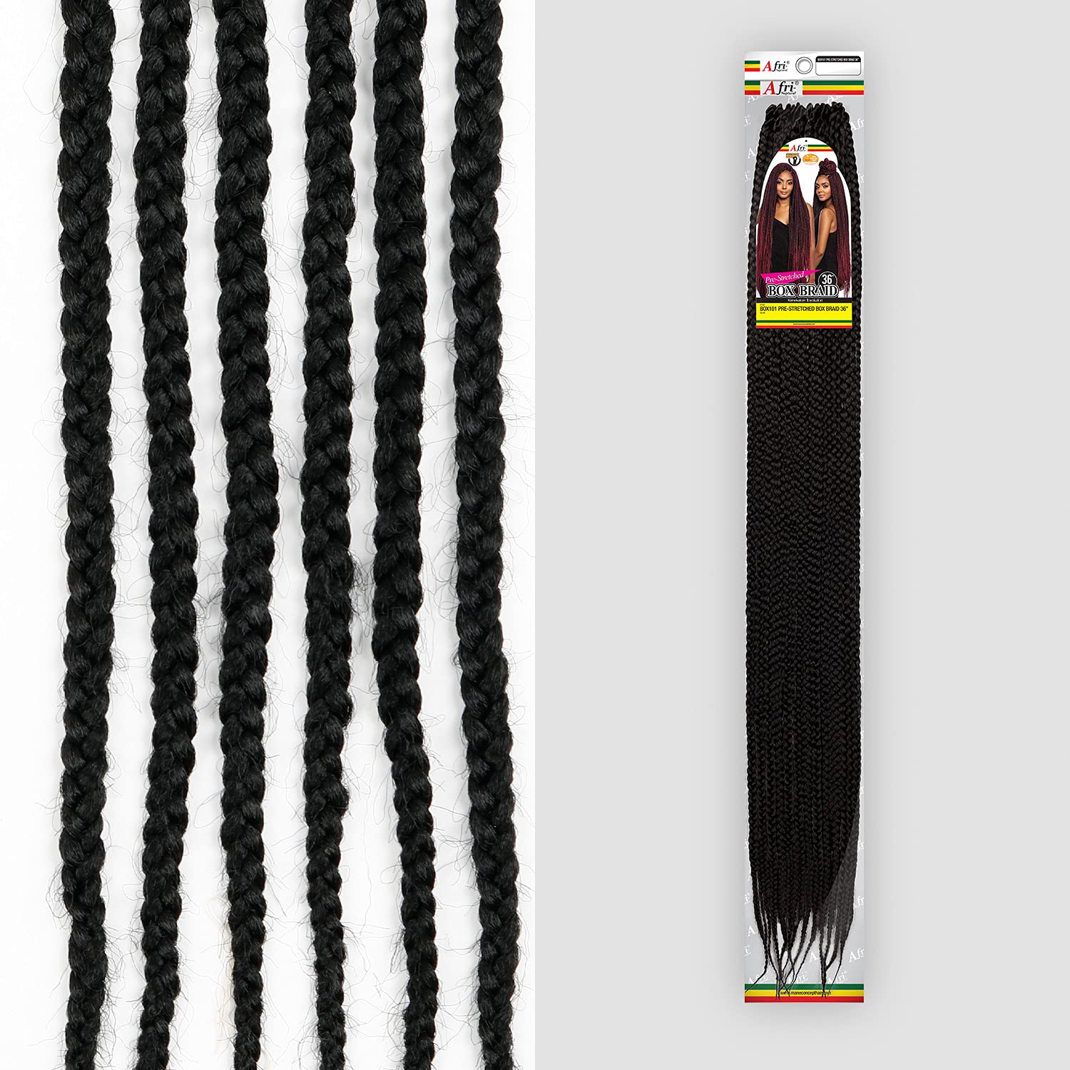 Pre-Stretched Crochet Box Braids 36
