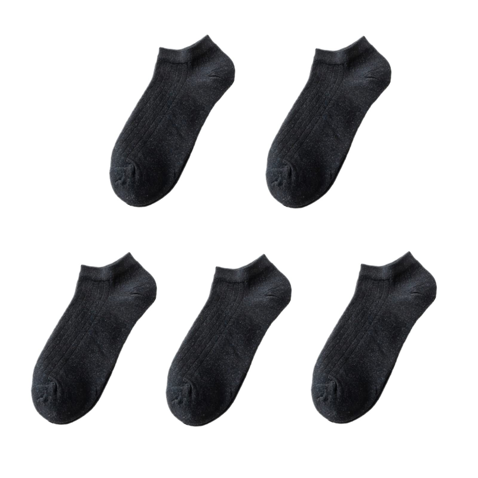 Women's Ankle Socks 5-Pack - Breathable Athletic Socks for Summer & Sports