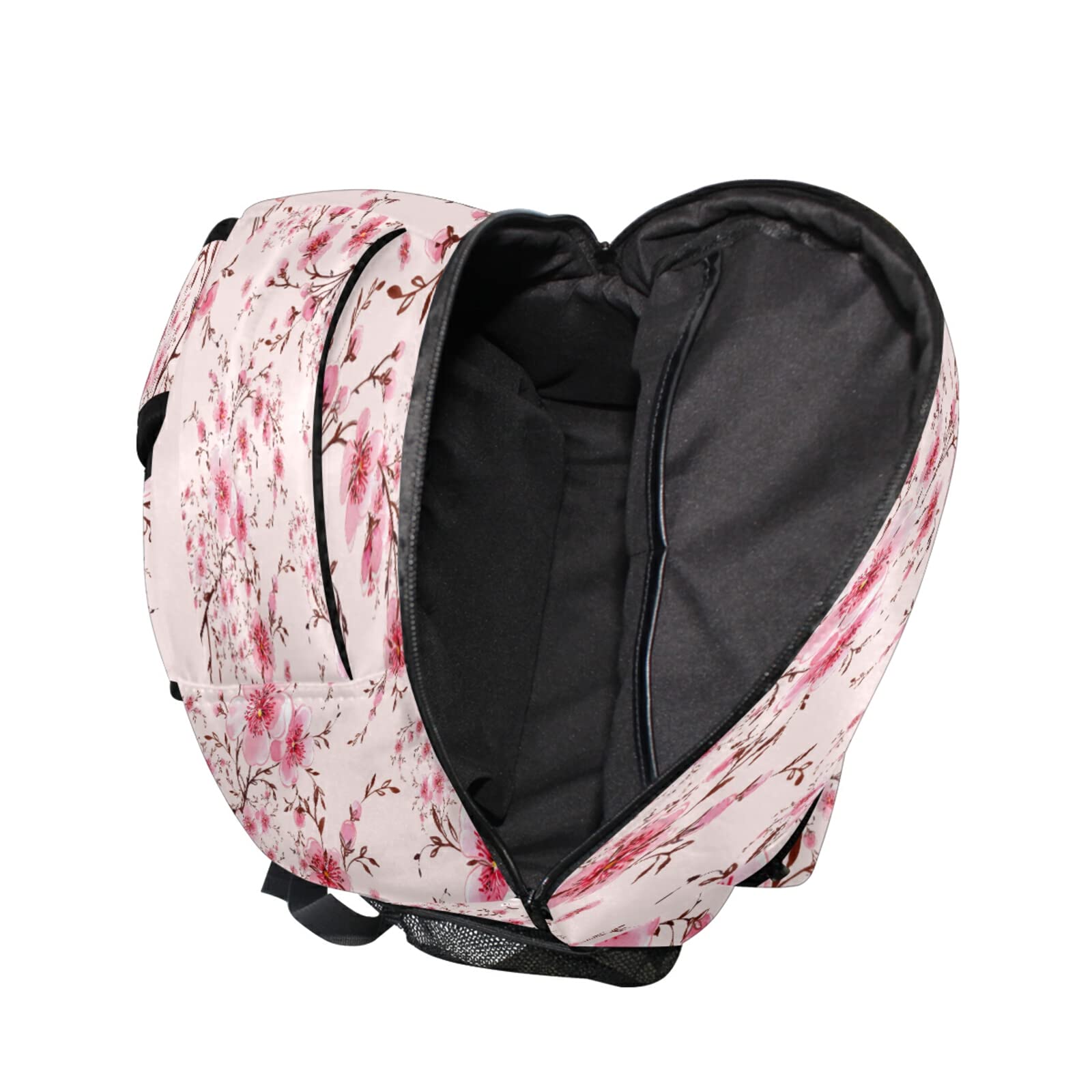 ALAZA Pink Cherry Blossom Floral Large Backpack for Women, Men & Kids - Water Resistant School Bookbag, Laptop Backpack for College, Work & Travel - Perfect for Daily Use, Commuting & Outdoor Activities