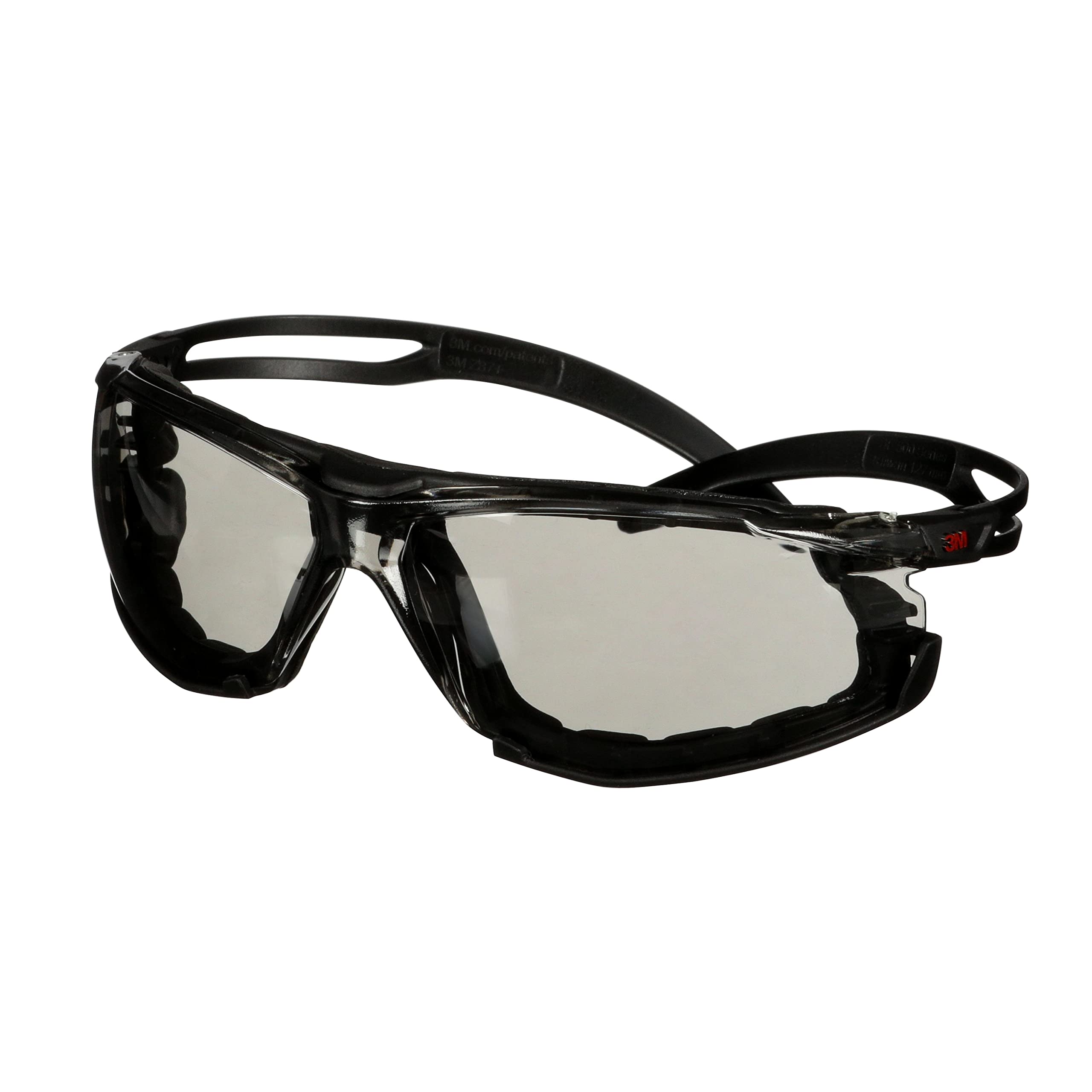 SecureFit 500 Series Safety Glasses - 20 Pack ANSI Z87.1 Certified Impact Resistant Eyewear with Anti-Fog Scotchgard Lens, Adjustable Ratchet Temples & Foam Gasket - Ideal for Construction, Woodworking, Lab Work & Outdoor Sports Protection