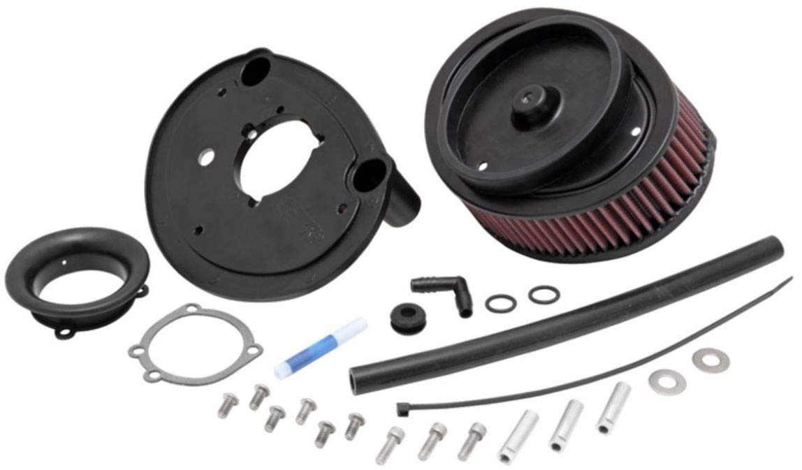 K&N RK-3910-1 High Performance Air Filter Kit for Harley Davidson Motorcycles - Compatible with Touring, Softail & Dyna Models - Improves Engine Power & Fuel Efficiency for Highway Cruising & Long Distance Rides