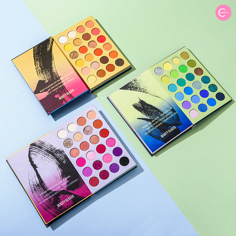 Beauty Glazed 72 Color Eyeshadow Palette - Highly Pigmented, Long Lasting Makeup for Professional & Everyday Use - Perfect for Parties, Weddings & Date Nights