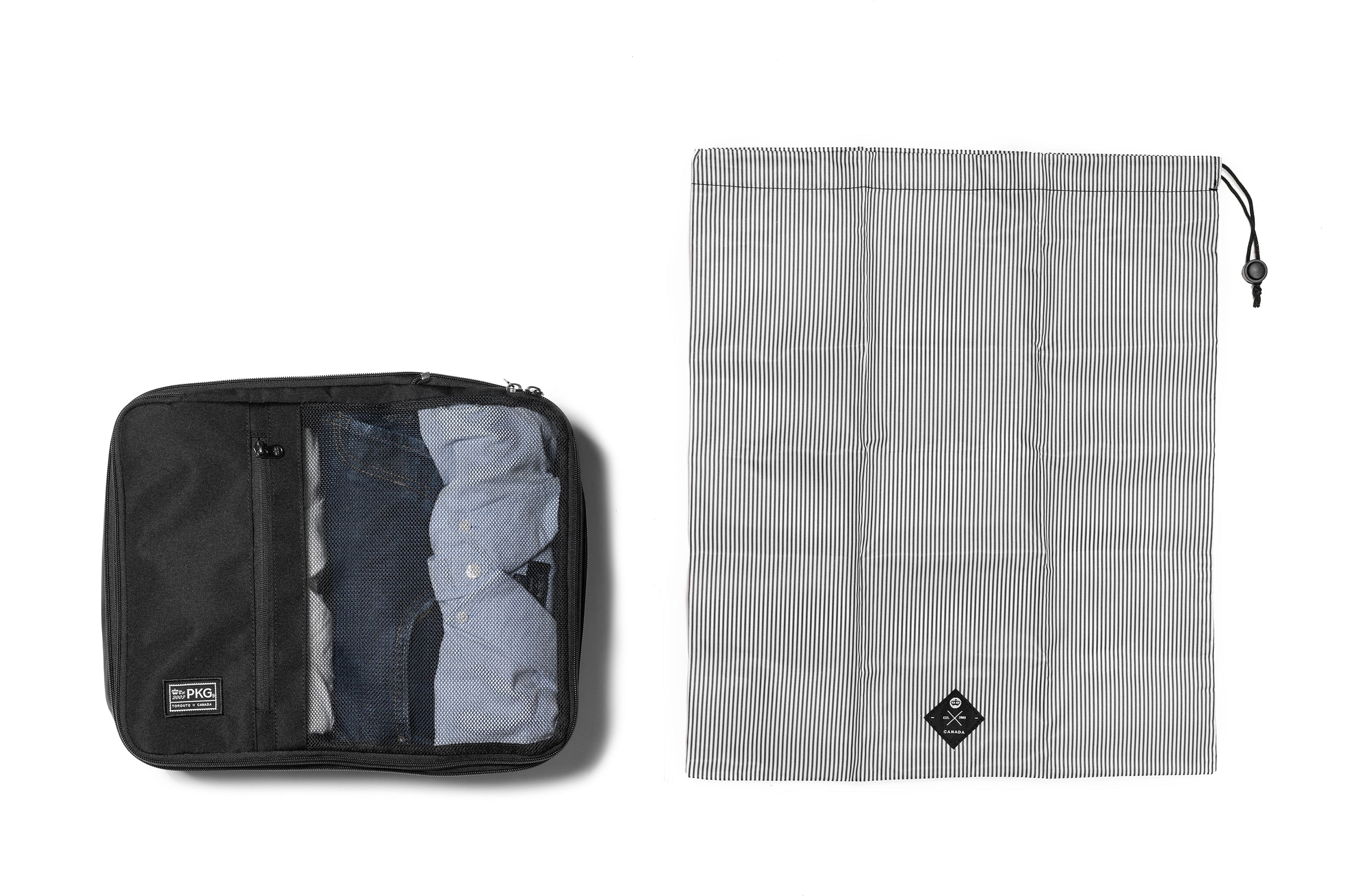 PKG UNION Compression Packing Cubes 3-Piece Set - Space Saving Travel Organizers for Suitcases & Backpacks | Perfect for Business Trips, Vacations & Weekend Getaways